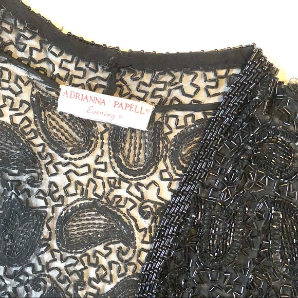 Vintage sequin cardigan. - Picture 3 of 5